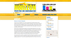 Desktop Screenshot of horizonprintingink.com